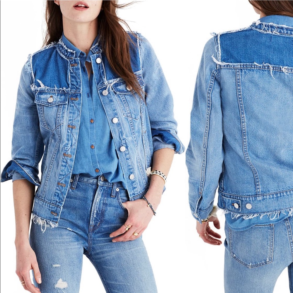 Madewell Distressed Denim Jacket